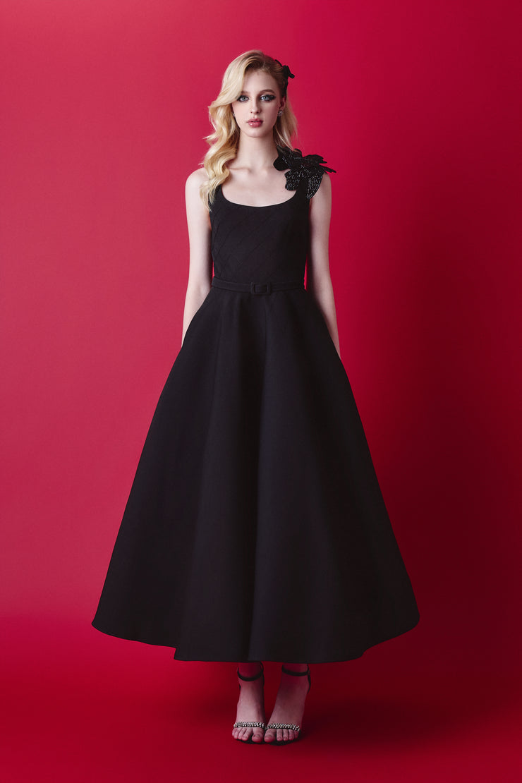 Black Bloom Dress