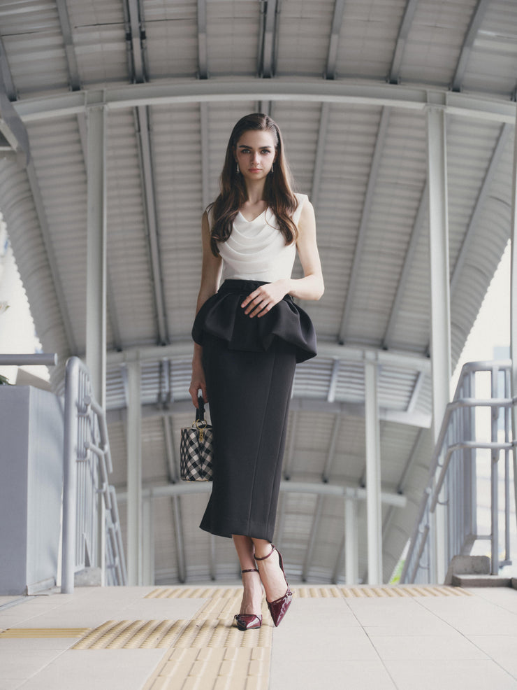 Luxe Peplum Skirt