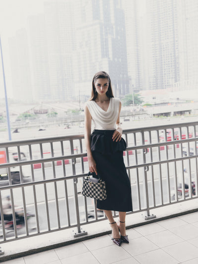 Luxe Peplum Skirt