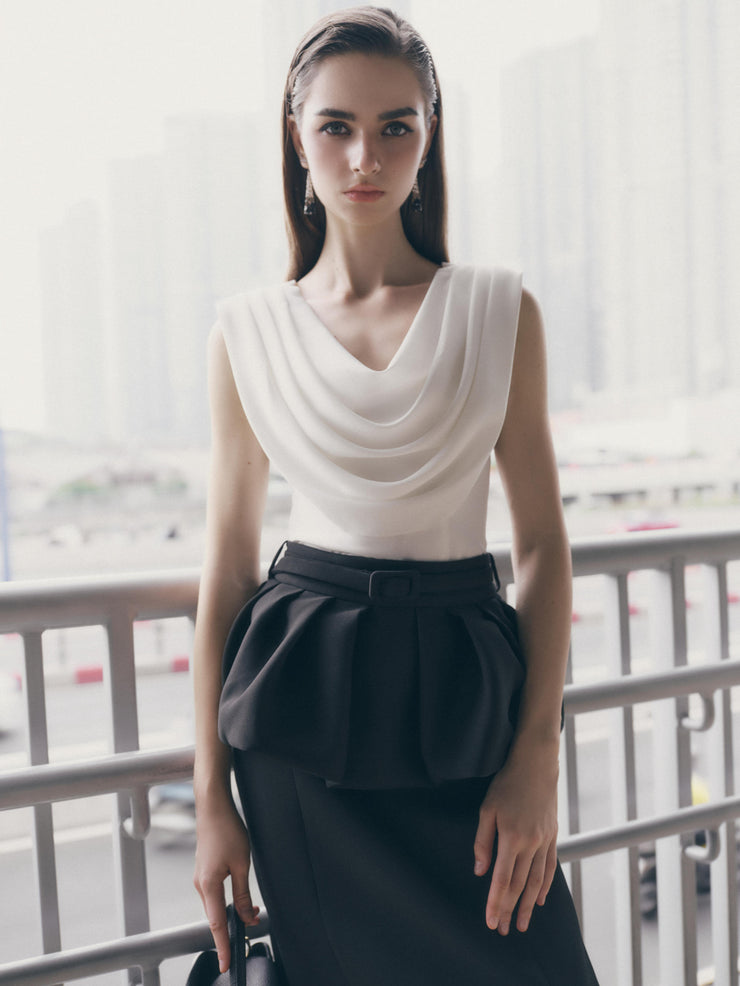 Luxe Peplum Skirt