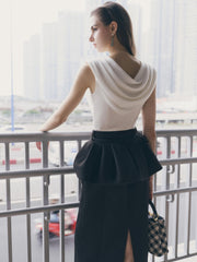 Luxe Peplum Skirt